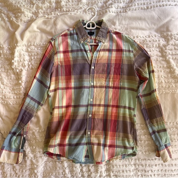 Men’s j crew plaid shirt - Picture 1 of 3